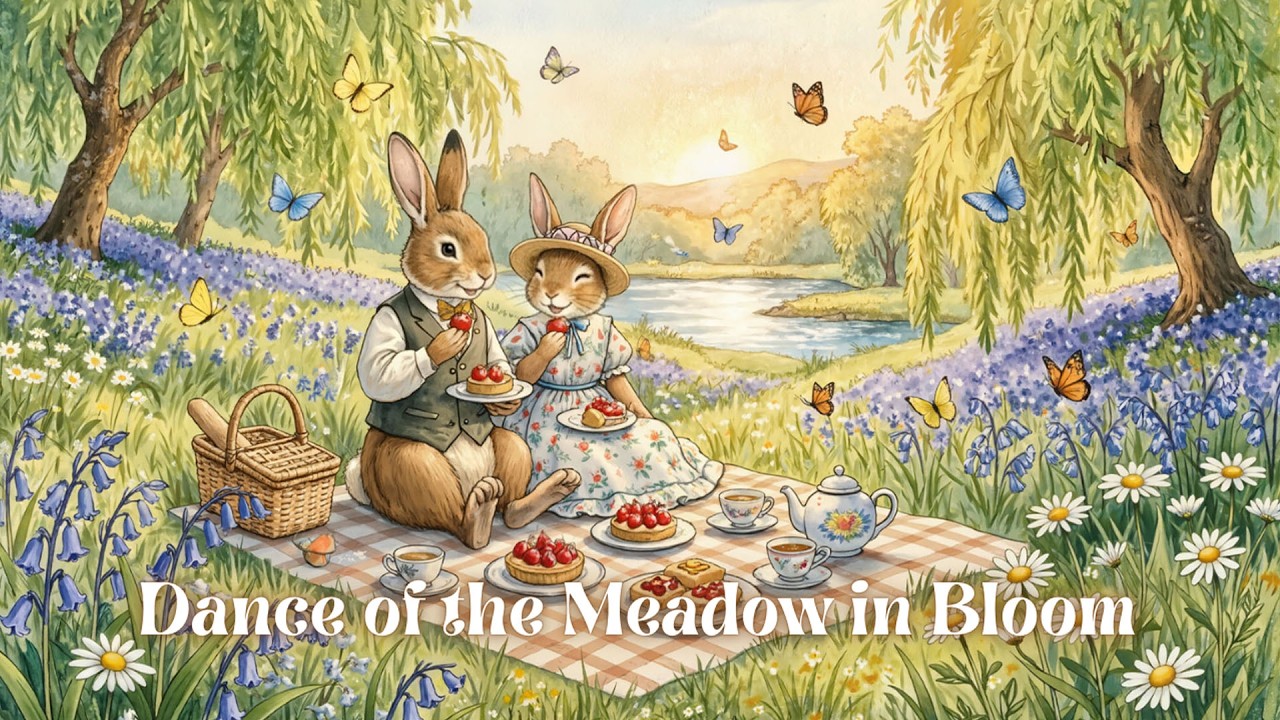 Dance of the Meadow in Bloom 🌸🌈 Spring Waltz & Cozy Celtic Music Instrumental