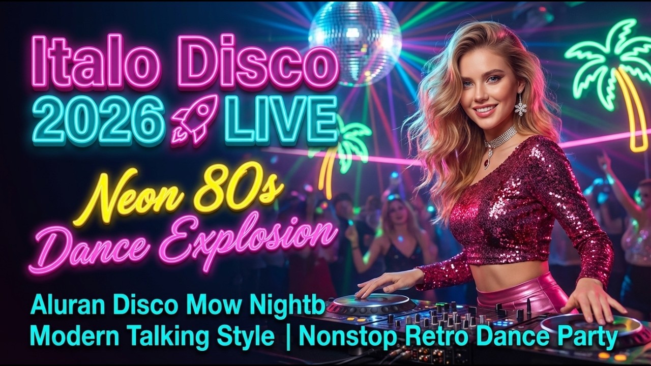 Italo Disco 2026 🚀 Neon 80s Dance Explosion | Space Synth & Euro Disco Journey