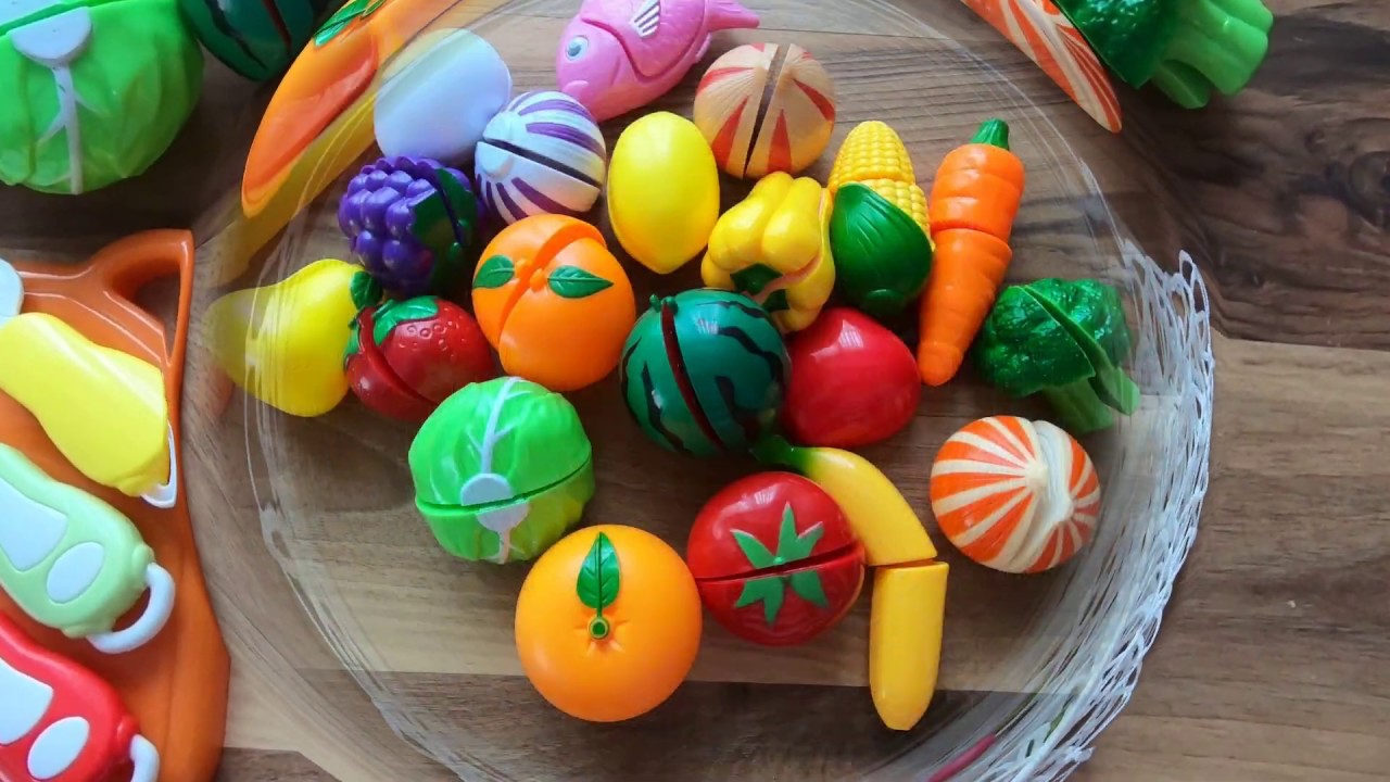 Niloya kesilebilen oyuncak seti açıyoruz🍇🍒🍓🍅🍏🍋meyve ve sebzeler🍉🍐🍎Niloya evcilik oyuncakları