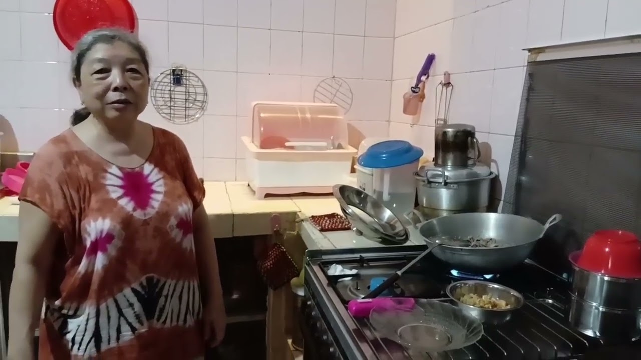 Masak daging tumis labu manis kering 