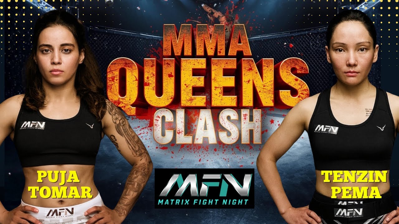 TENZIN PEMA vs PUJA TOMAR | Historic Women’s MMA Clash | Matrix Fight Night