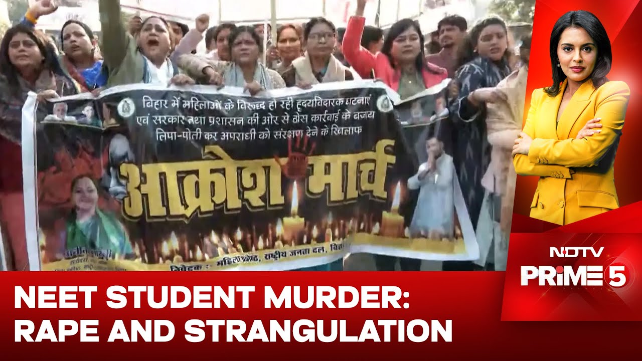 Patna NEET Student Murder: Post-Mortem Confirms Rape and Strangulation