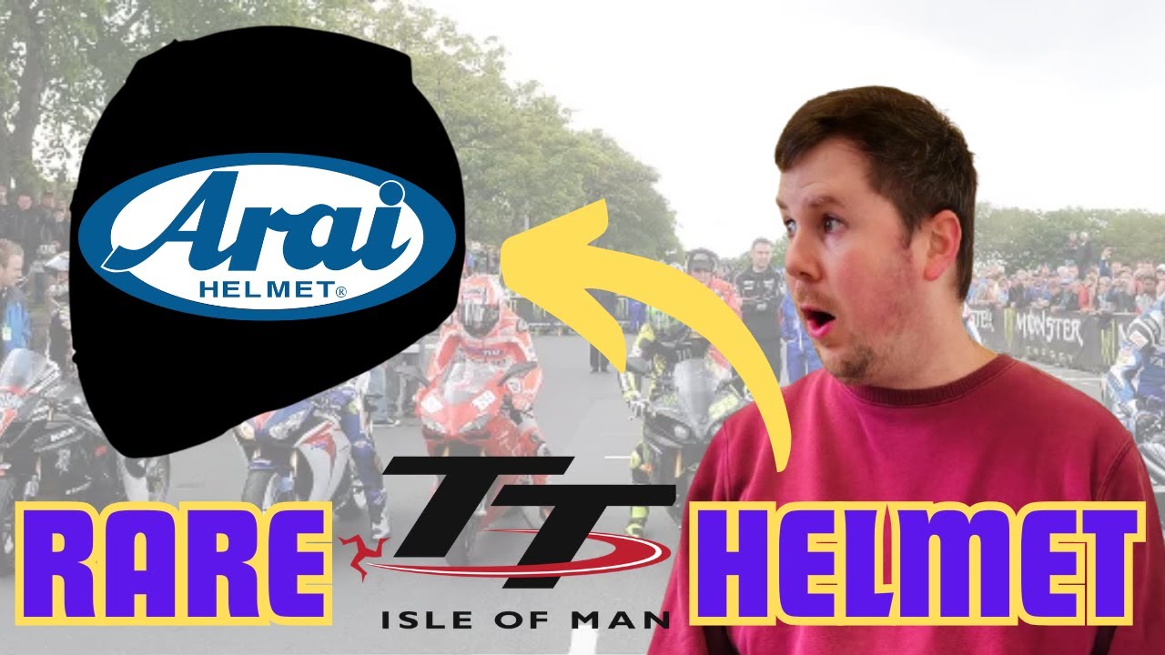 Я купил СУПЕР РЕДКИЙ шлем Arai, посвященный гонкам Isle of Man TT!