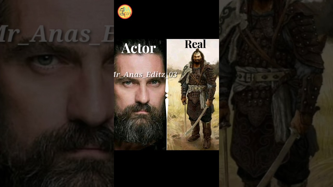 Ertugrul ghazi Real⚔Vs⚔Actor photos📸 || #shortsfeed #ertugrul #shorts
