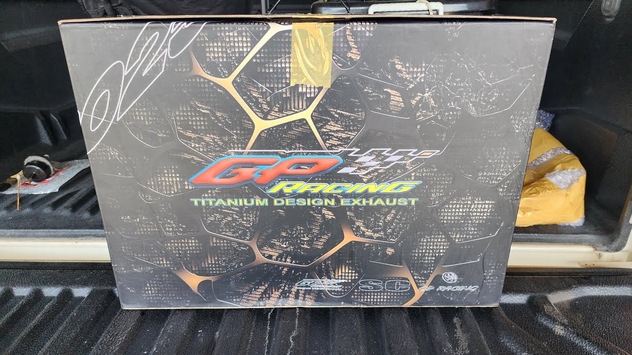 แกะกล่องท่อ Gp Racing stainless steel Made in thailand สำหรับ Honda  Forza 350