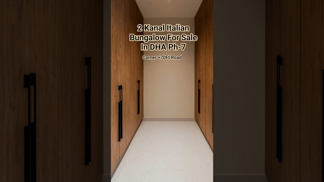 📞 03024040194 2 Kanal Corner Italian Bungalow For Sale In DHA Ph-7