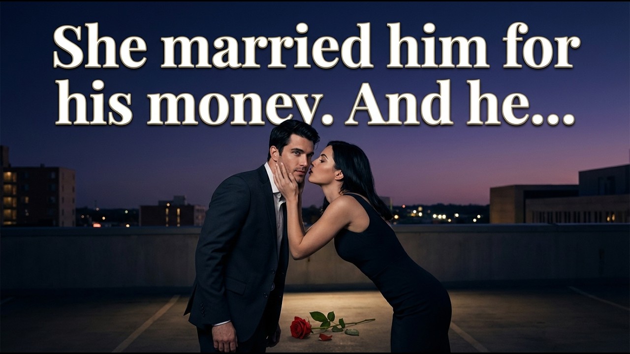 She married him for his money. And he was outside her grandmother's hospital room. He arranged...