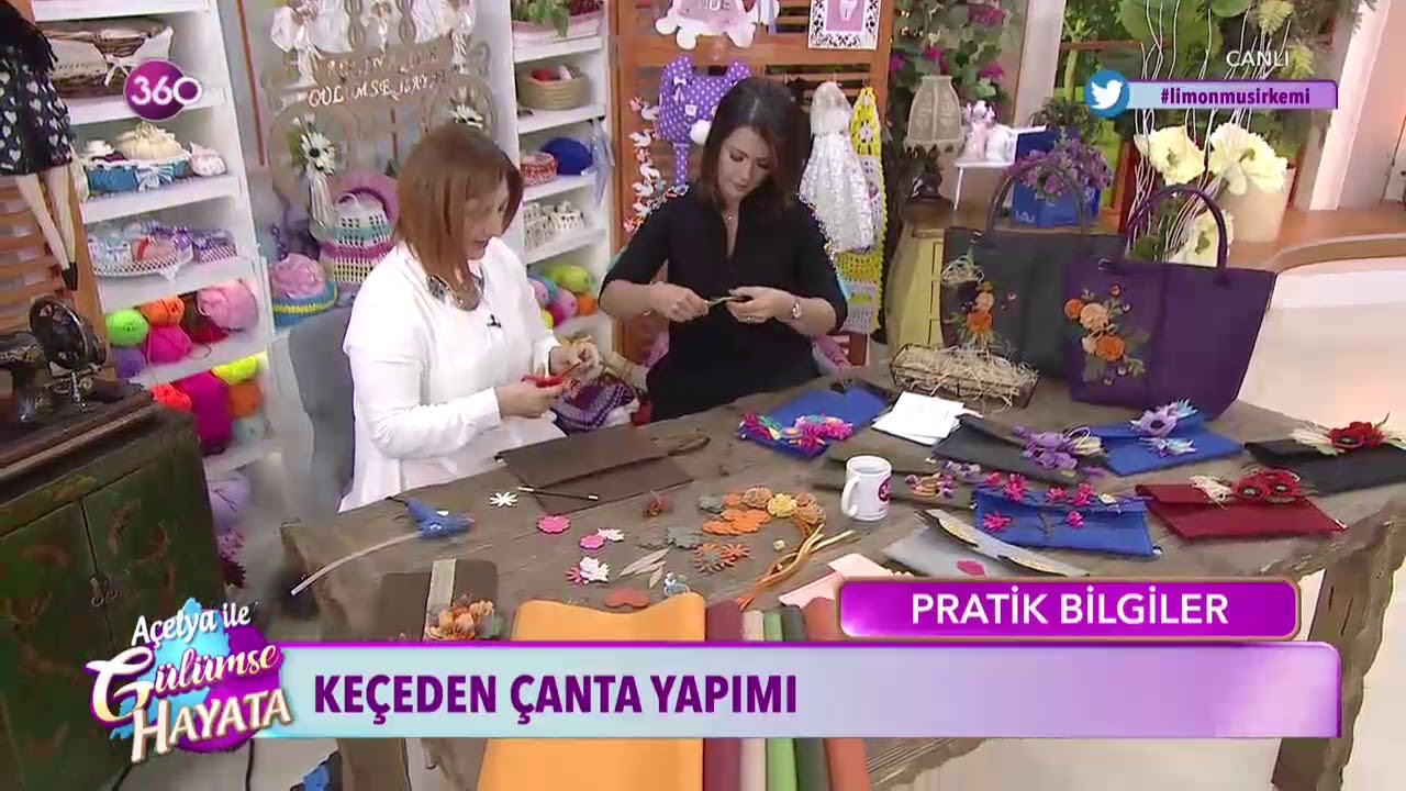Keçeden çanta yapımı