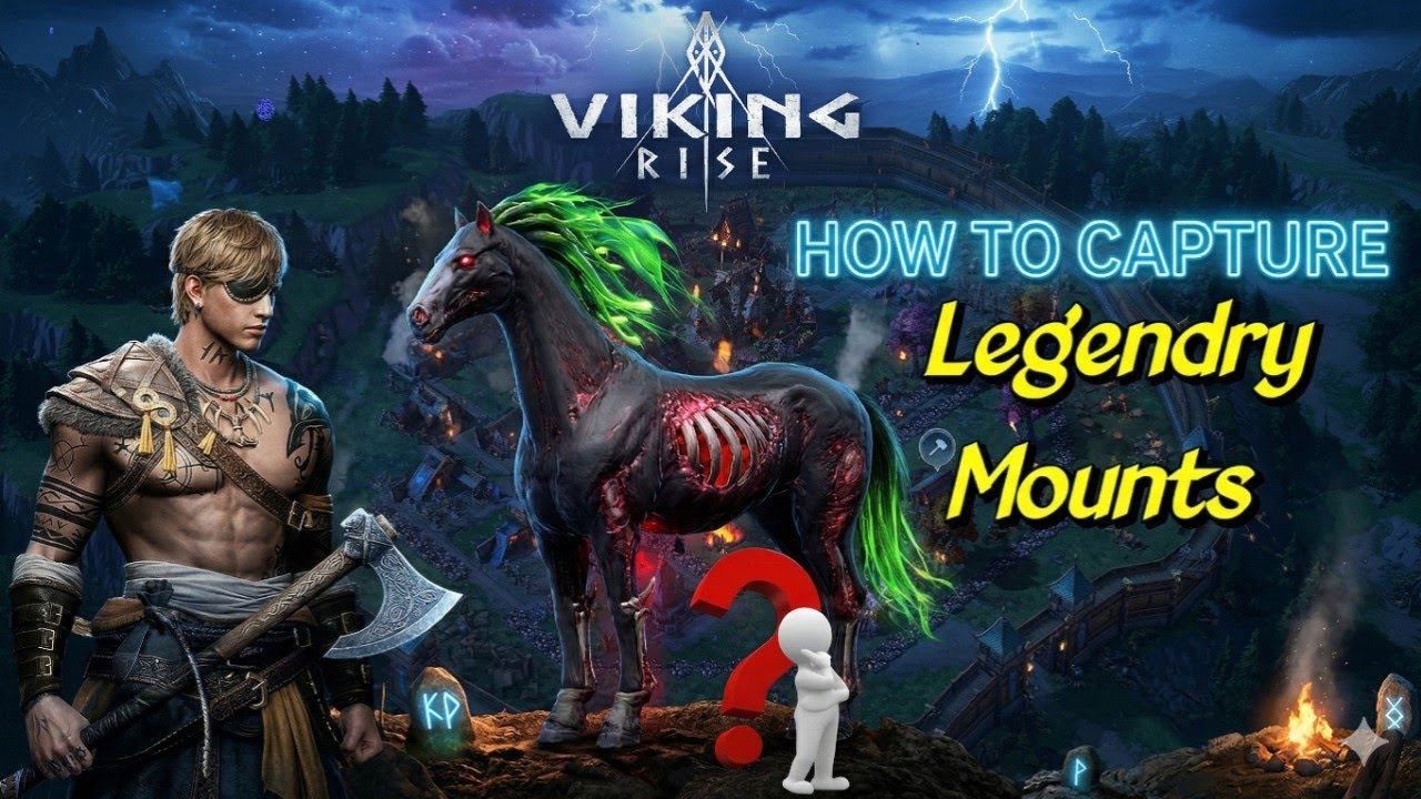 HOW CAPTURE LEGENDRY MOUNT IN VIKING RISE | VIKING RISE | VIKING RISE GAMEPLAY IN HINDI