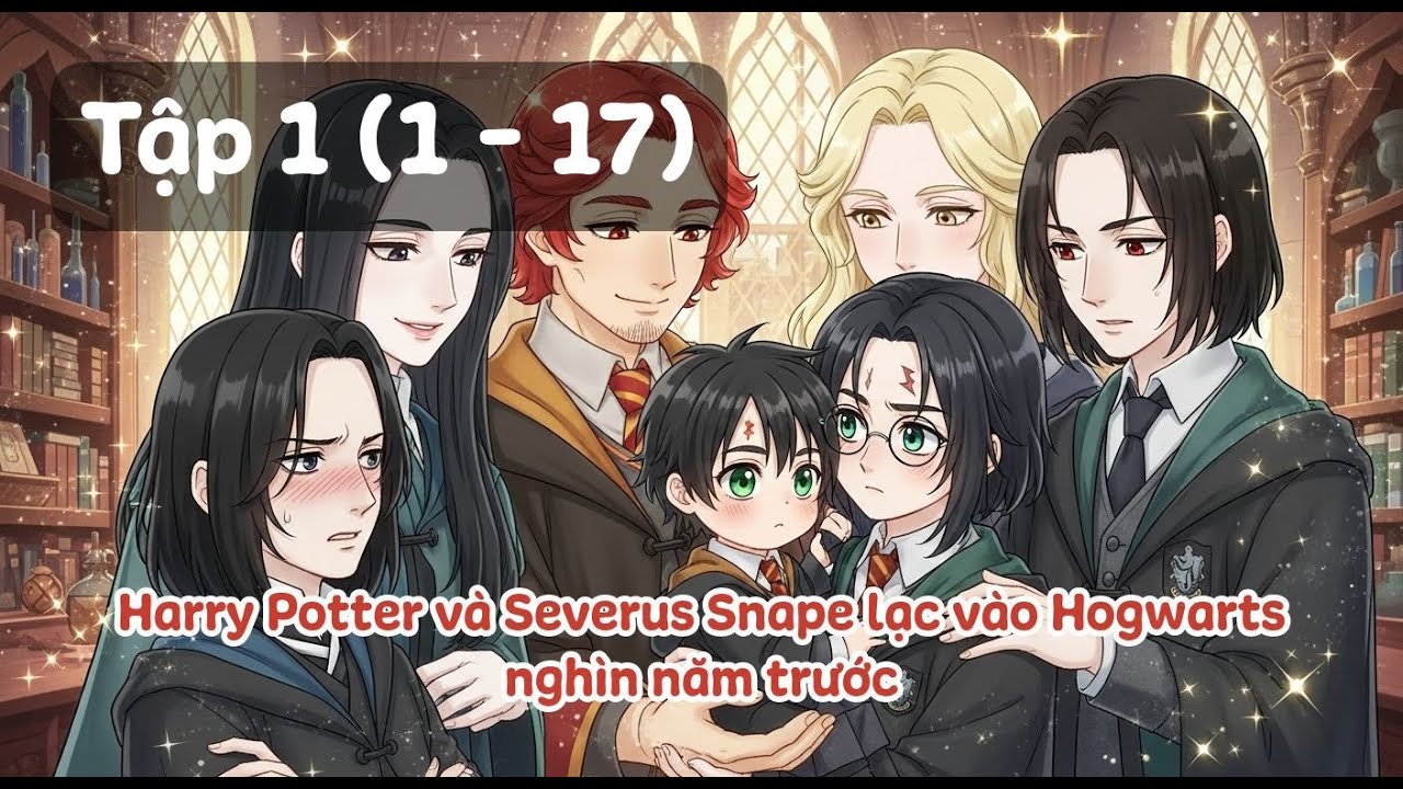 Harry Potter và Severus Snape lạc vào Hogwarts nghìn năm trước - Tập 1