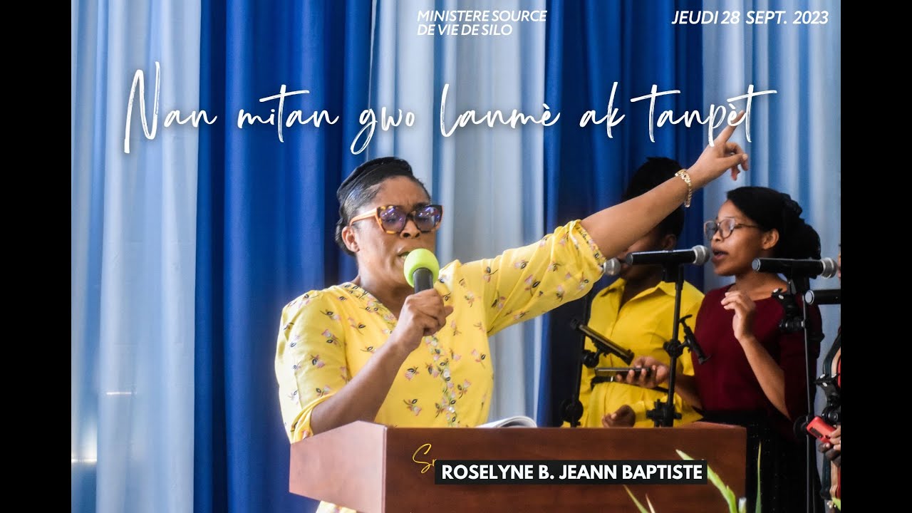 Nan mitan gwo lanmè ak tanpèt | Sr. Roselyne B. Jean Baptiste