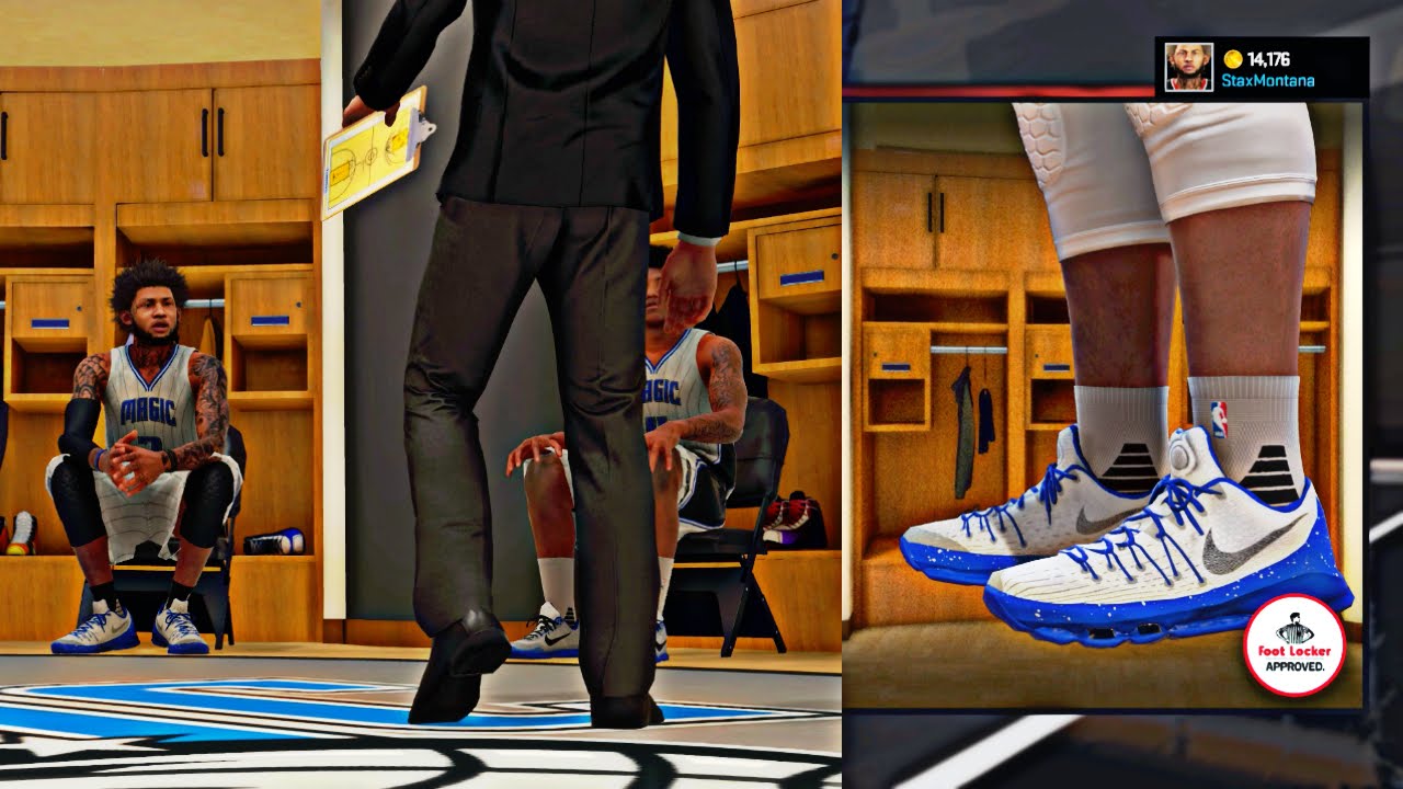 NBA 2K16 MyCAREER - Switching Up My SWAG In My 1st NBA Game ! | Magic KD 8's Are LIT ! | StaxMontana