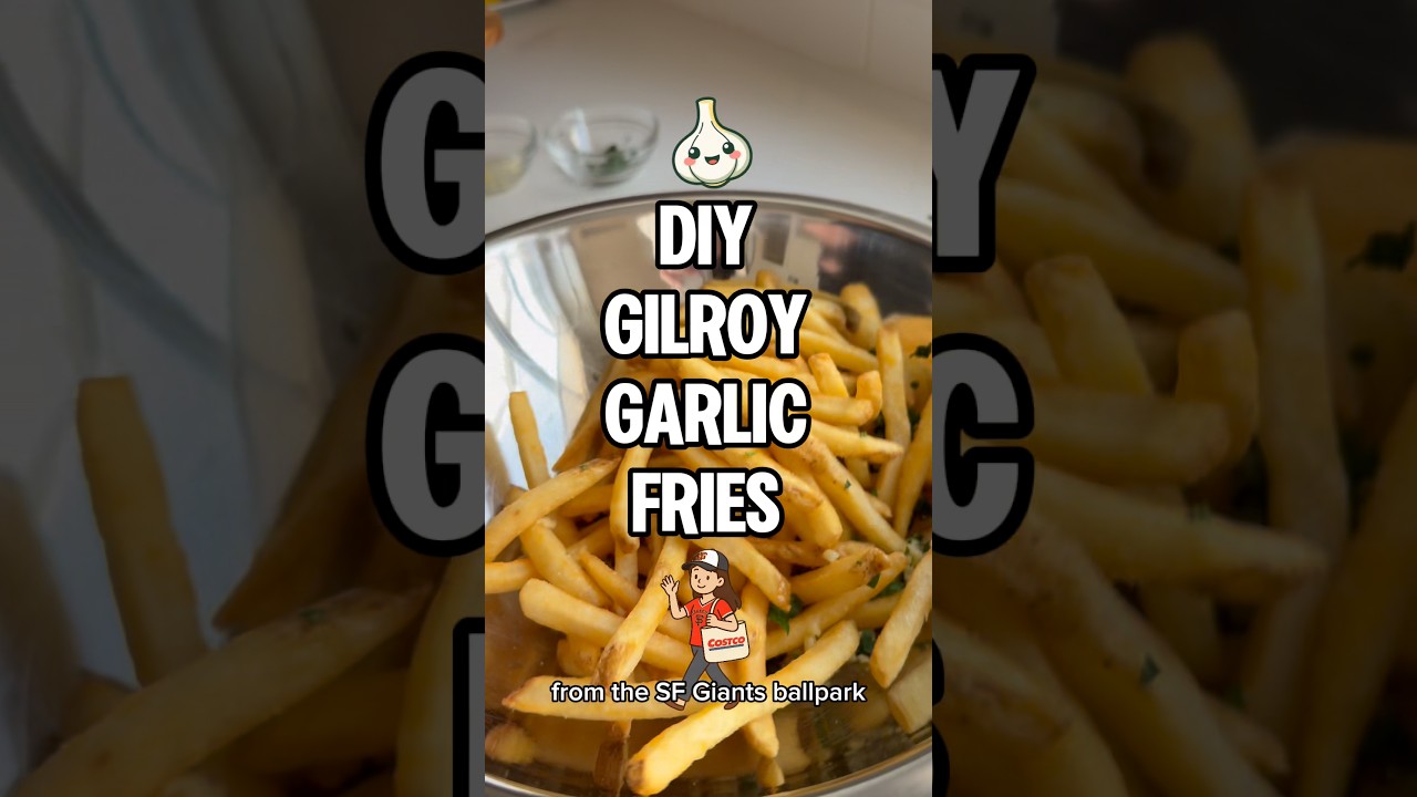 SF Giants DIY Gilroy Garlic Fries made with Costco Ingredients!