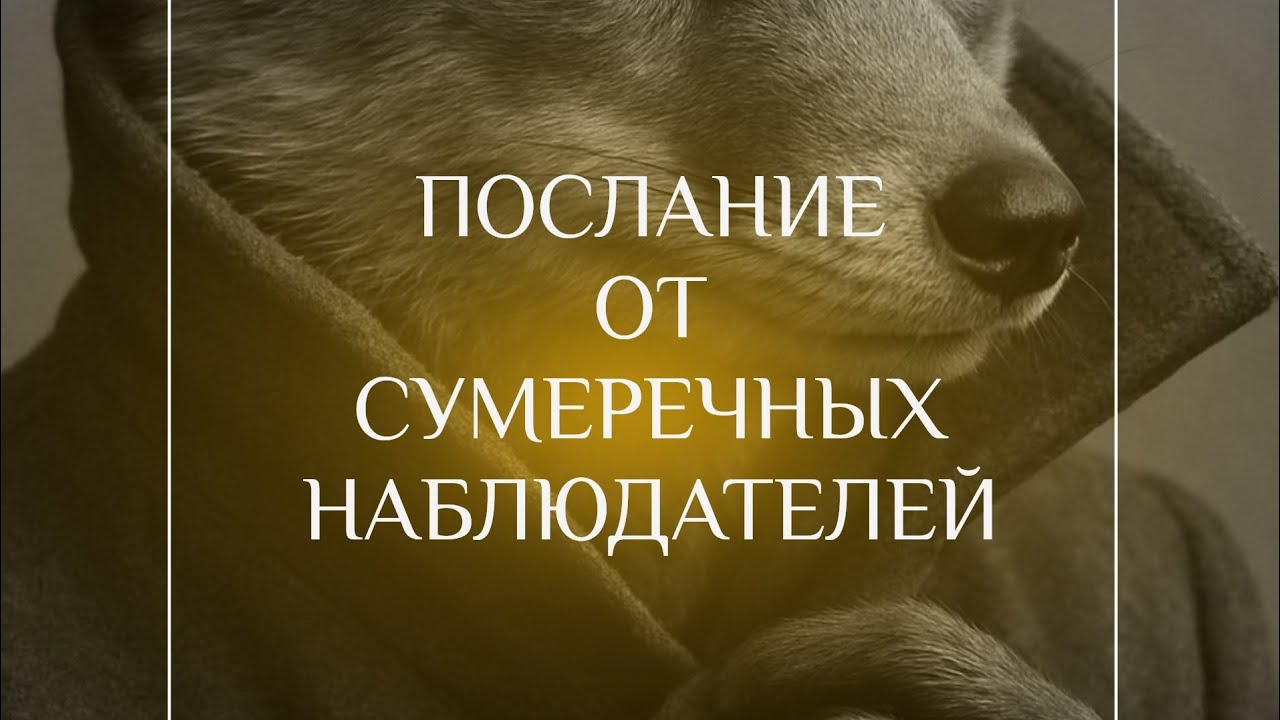 ШОК 💌 ПОСЛАНИЕ ОТ СУМЕРЕЧНЫХ НАБЛЮДАТЕЛЕЙ 🦊🗝️🎩 ТЫ ПОД ЗАЩИТОЙ 