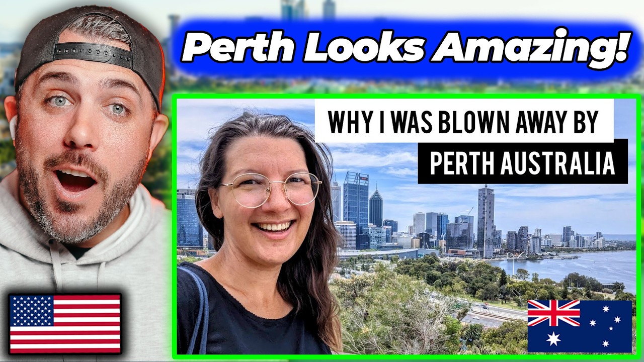 American Reacts to Unexpected Perth – This City is STUNNING 😍