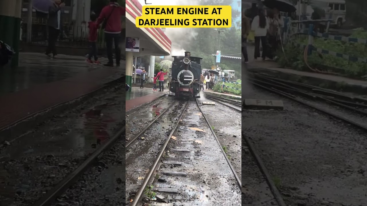 Steam engine at Darjeeling Railway Station #darjeeling #steamrailway #dhr #travel #heritagerailway