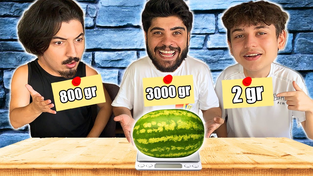 AĞIRLIĞI DOĞRU TAHMİN EDEN KAZANIR! (Büyük Cezalı)