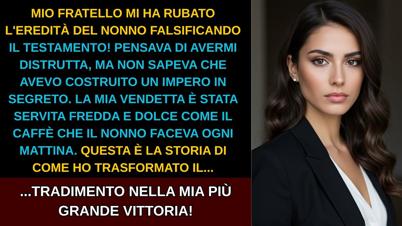 LA VENDETTA PI&Ugrave; DOLCE DELL'ANNO! Mio fratello mi ha escluso dall&rsquo;eredit&agrave;, ma la verit&agrave; lo ha...