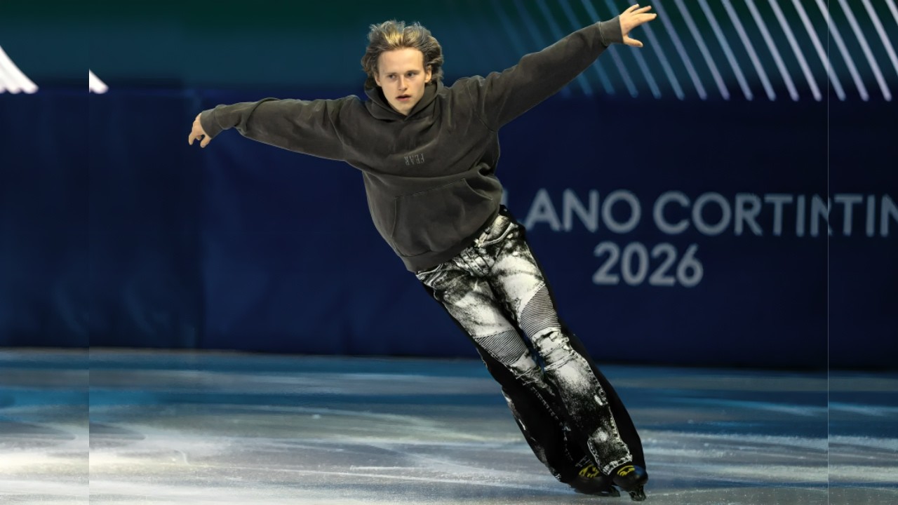 Ilia Malinin Backflips in $1,100 Balmain Jeans During Emotional Olympic Gala Performance