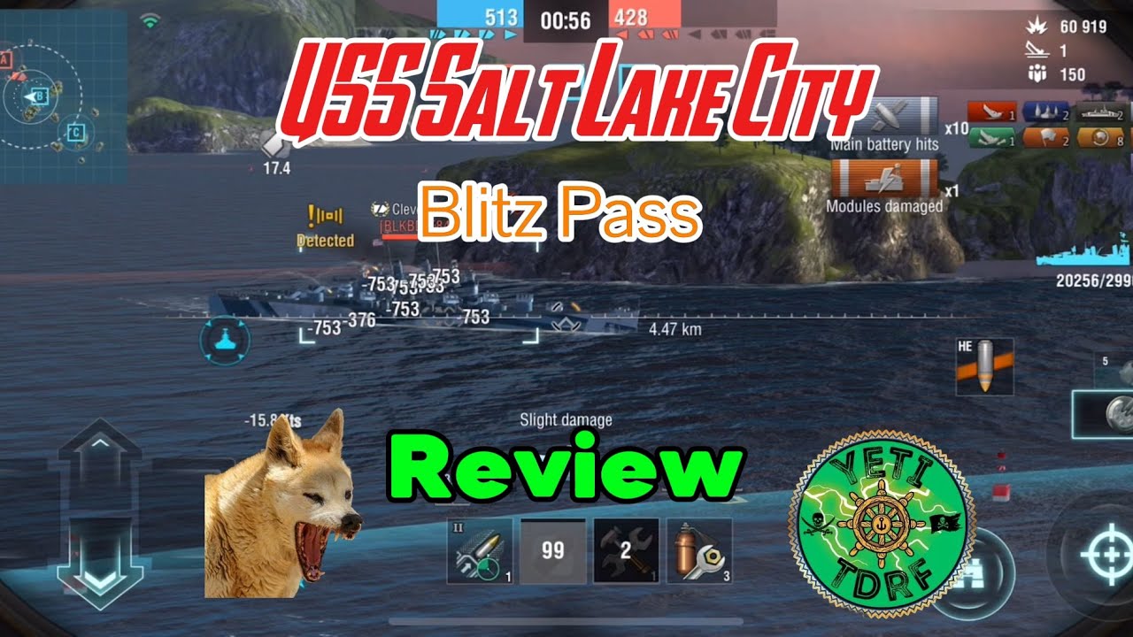 USS Salt Lake City Blitz Pass ship review - WOWSBlitz