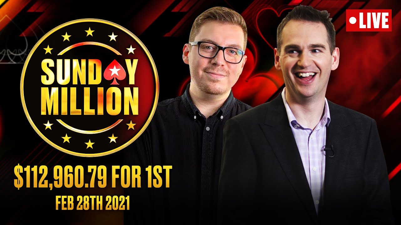 CARDS UP! - $109 Sunday Million 1M Gtd - Day 2 ♠️ James Hartigan & Nick Walsh ♠️ PokerStars
