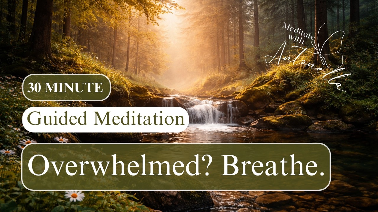 Feeling Overwhelmed & Stressed? 30 Minute Guided Meditation for Inner Peace
