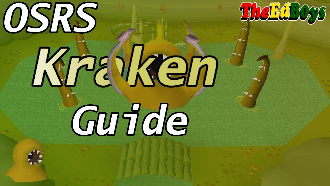 OSRS How I Fight The Kraken | Old School Runescape Kraken Guide