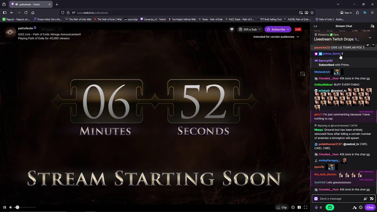 Crit Nasus 497lp start, PoE 3.28 reveal later