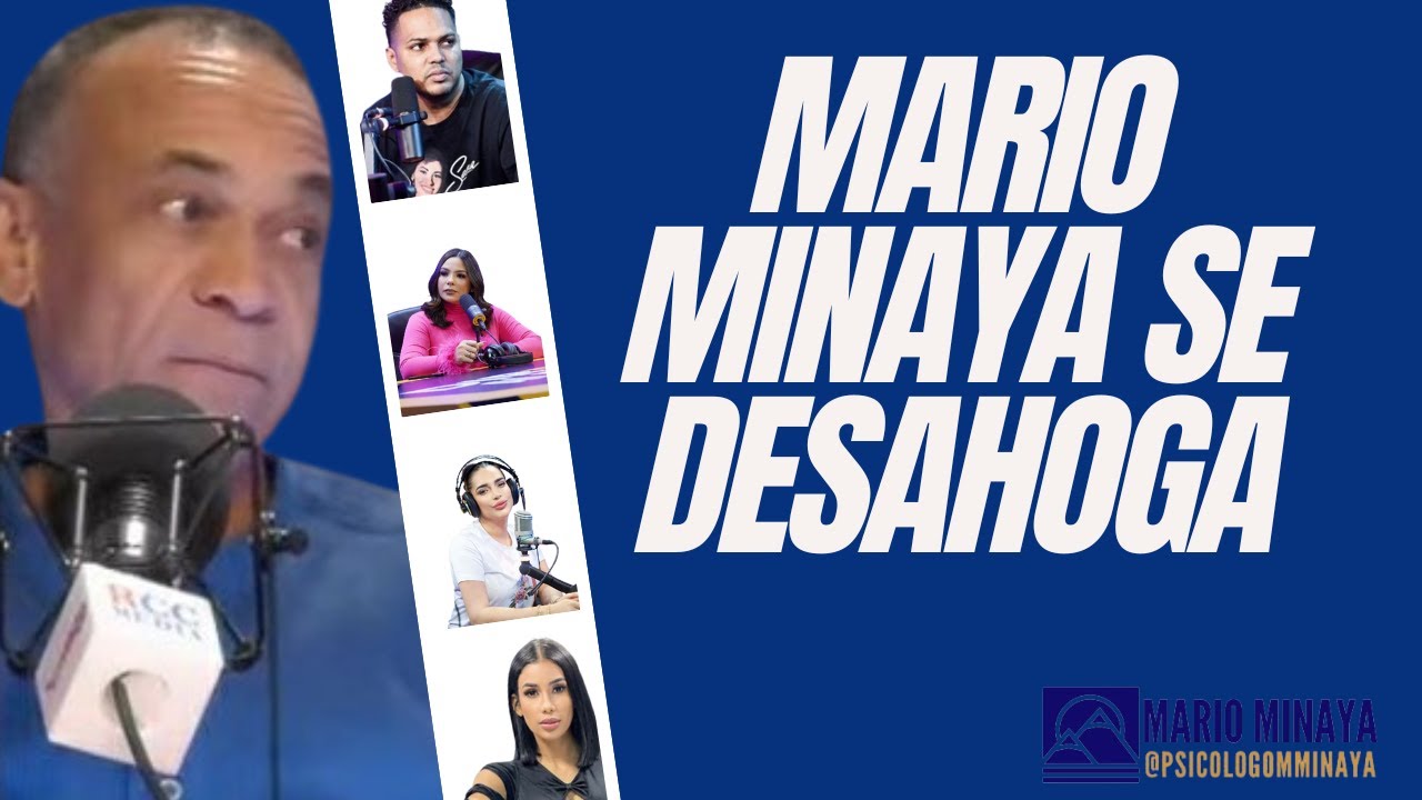 MARIO MINAYA EXPLOTA CONTRA LA INMORALIDAD EN LA SOCIEDAD DOMINICANA