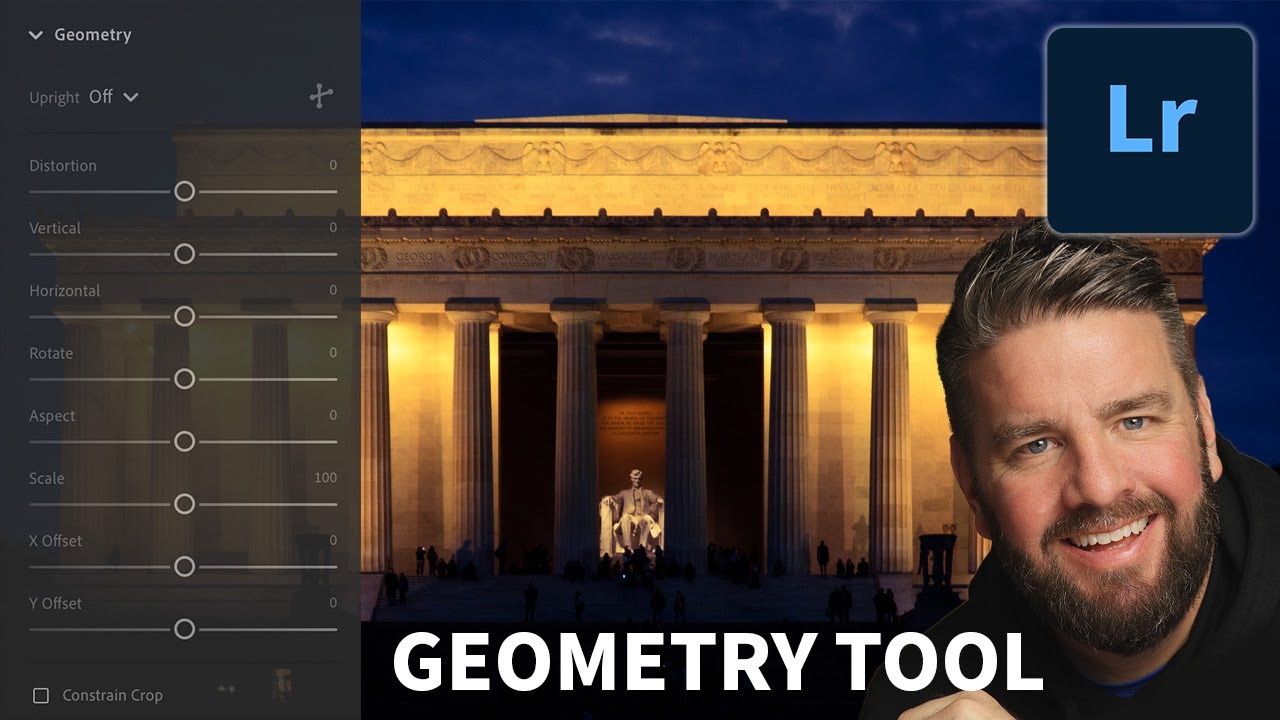 Beginner LIghtroom Tutorial | Geometry Tool
