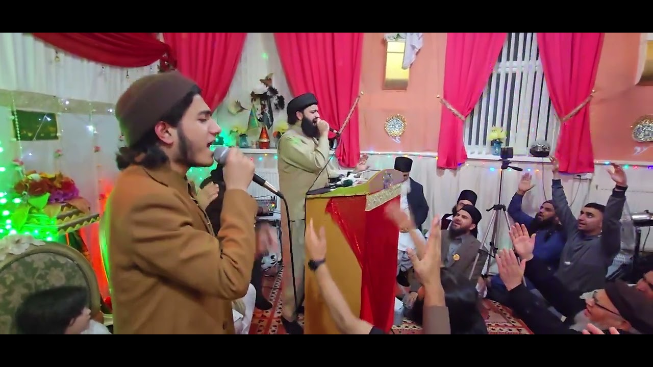 Bradford,  Naat by Shaykh Hassan Haseeb ur Rehman Sb Eidgah Sharif  and  Ghulam Mustafa Qadri Sb