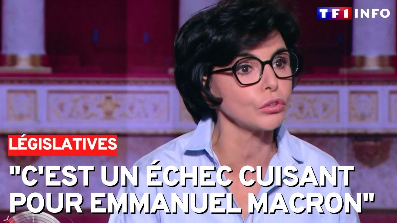 Législatives : la réaction de Rachida Dati