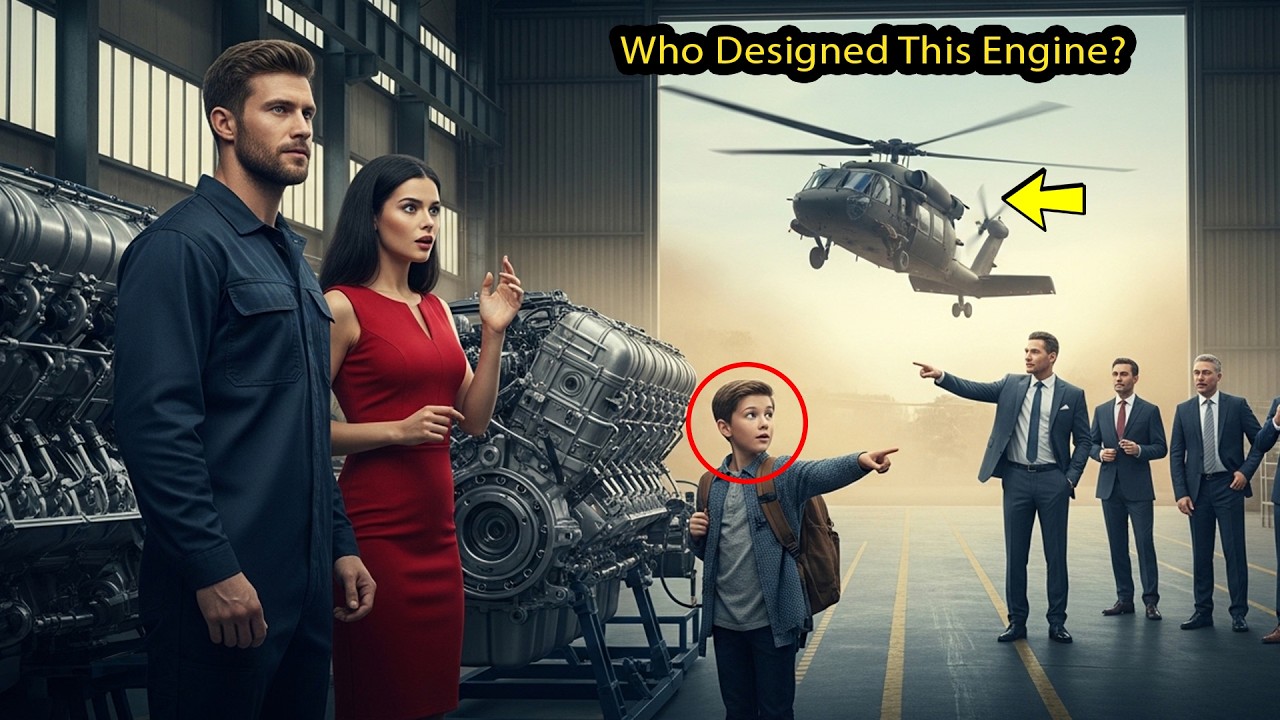 “Who Designed This Engine?” the CEO Mocked — Then a Helicopter Landed for the Single Dad