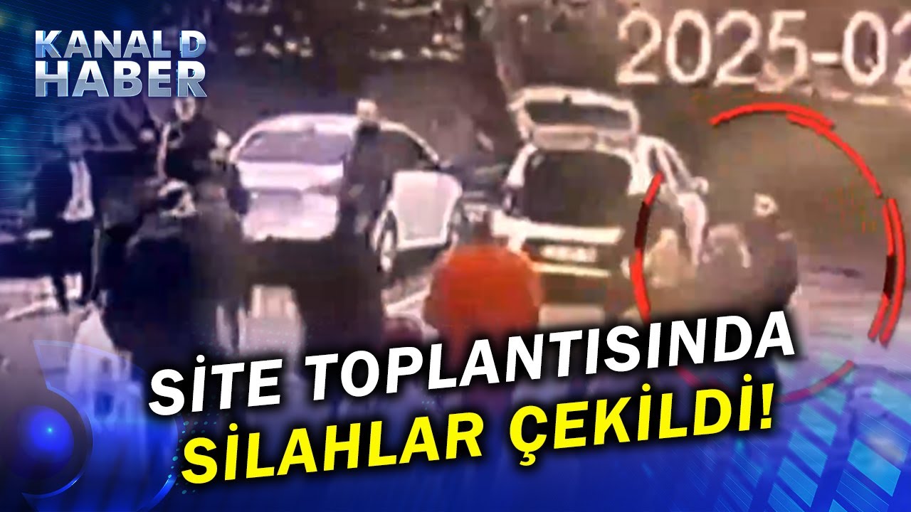 Okulda Düzenlenen Site Toplantısında Gerilim Tırmandı, Silahlar Konuştu!