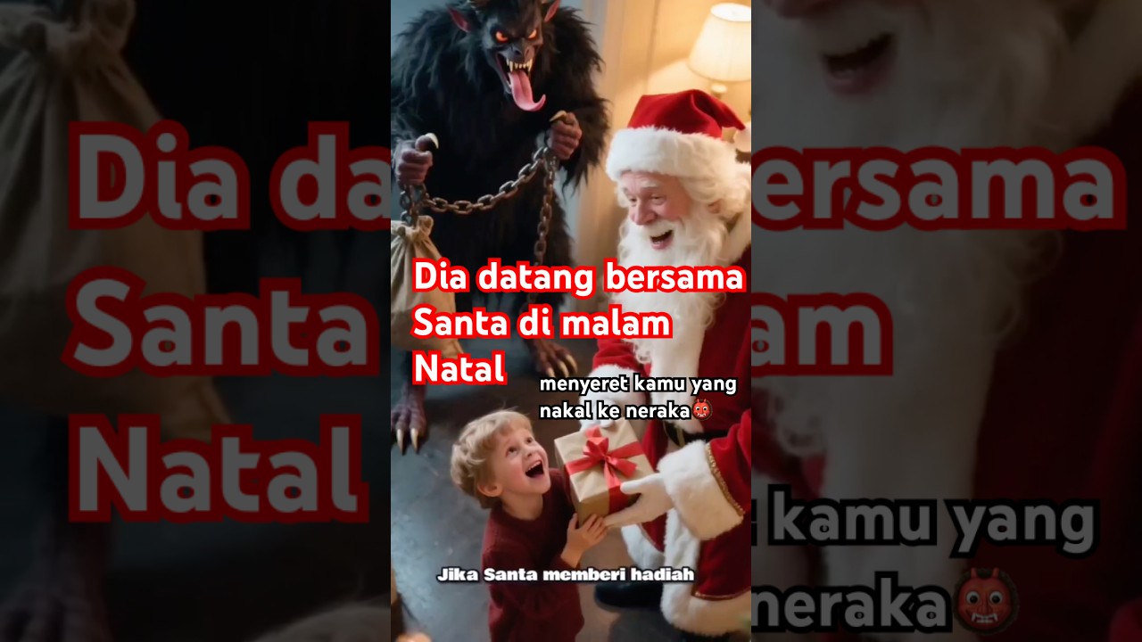 Krampus - Iblis Natasl dari Eropa Tengah 👹☠️ #krampus #misteridunia #legendaeropa #urbanlegend