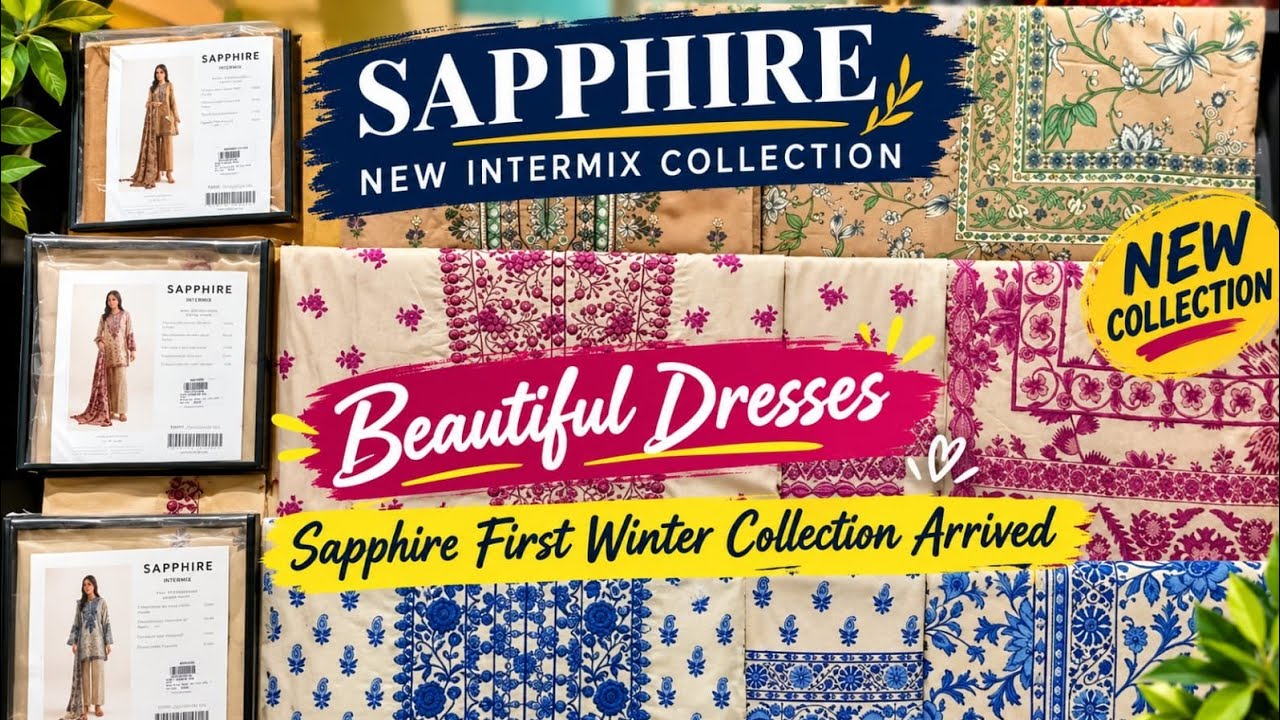 Sapphire New Intermix Collection Arrived || Sapphire First Winter Collection Launched 🎉 #sapphire 