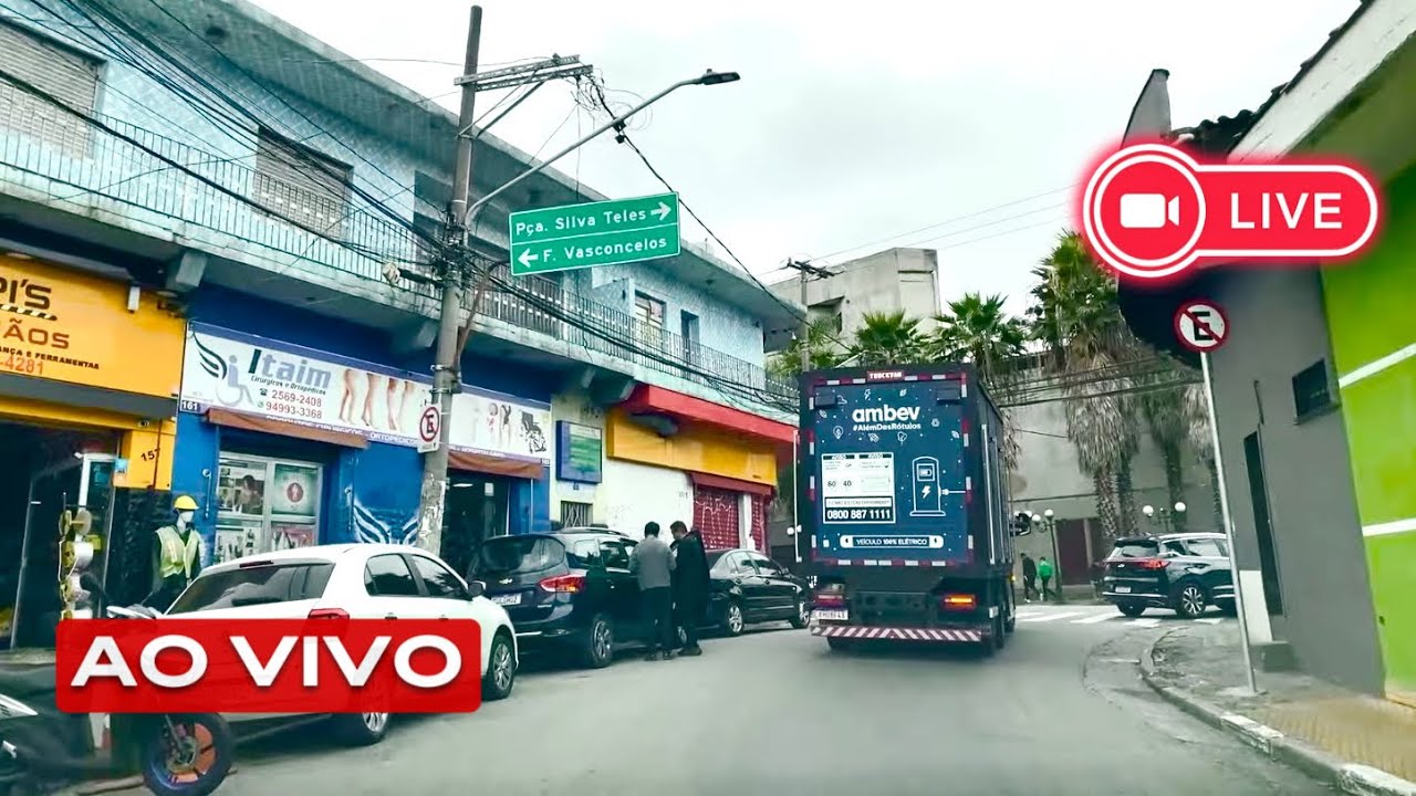 Dirigindo pelo Itaim Paulista ao vivo! Subindo a Tiburcio de Souza - Zona leste de São Paulo.
