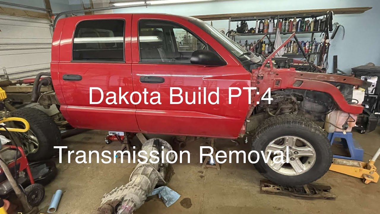 Dakota Build Part 4: TRANSMISSION REMOVAL