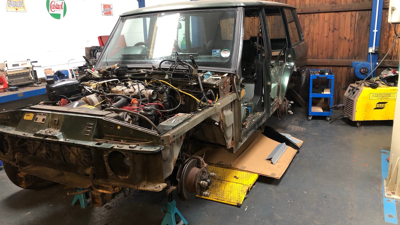 Range Rover Classic soft dash LSE restoration PT 4 welding
