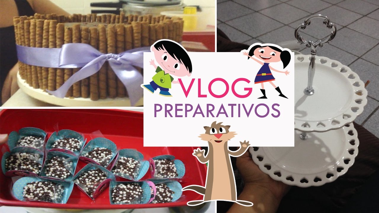 Vlog Segunda | Preparativos festa Luna escola | Bolo
