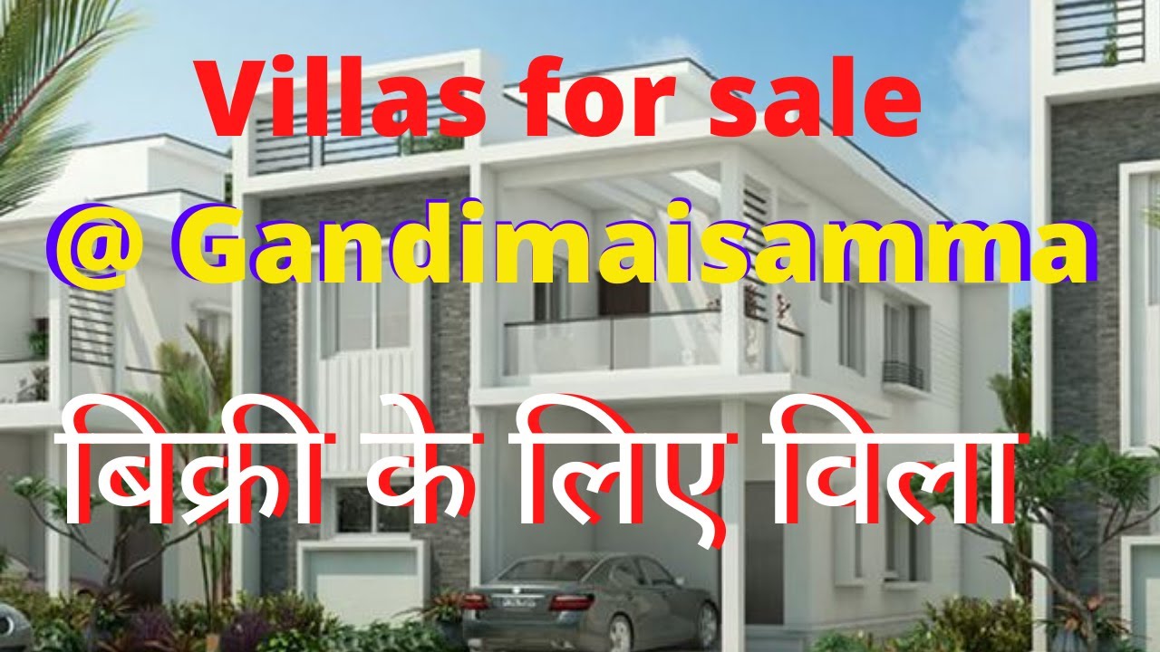 Ready to Occupy villas for sale Gandimaisamma | Bachupally | Miyapur | Hyderabad | House for sale