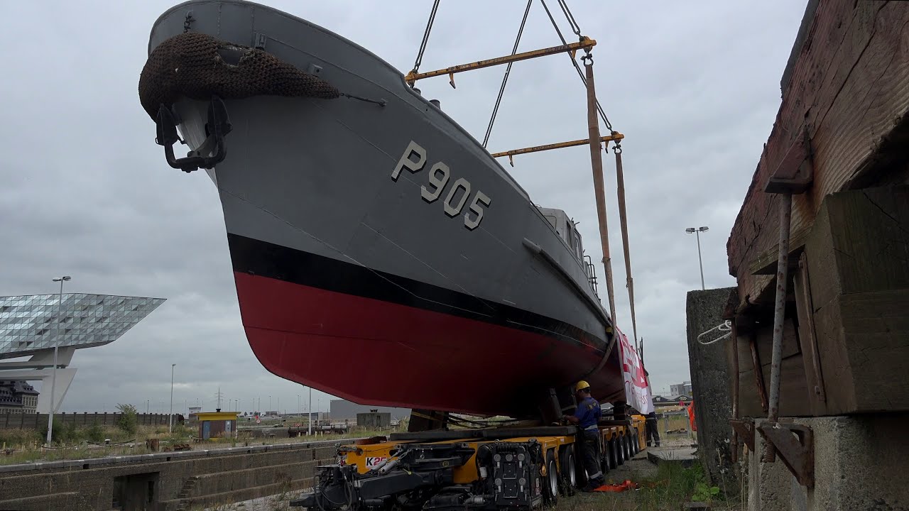 Verplaatsing patrouilleschip De Schelde P905