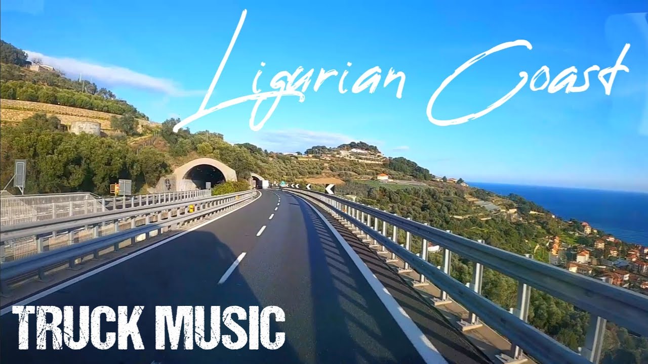 🇮🇹 Truck Musik 🌊 ⛰️The Beautiful Ligurian Coast from Monaco to Genoa 🚛 WanderTruck