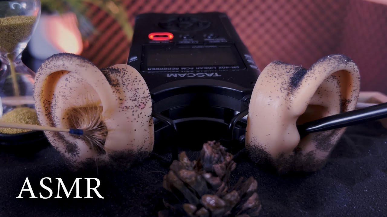 ASMR ทำความสกปรกหูในกองทรายสุดฟิน Relax in of your ears