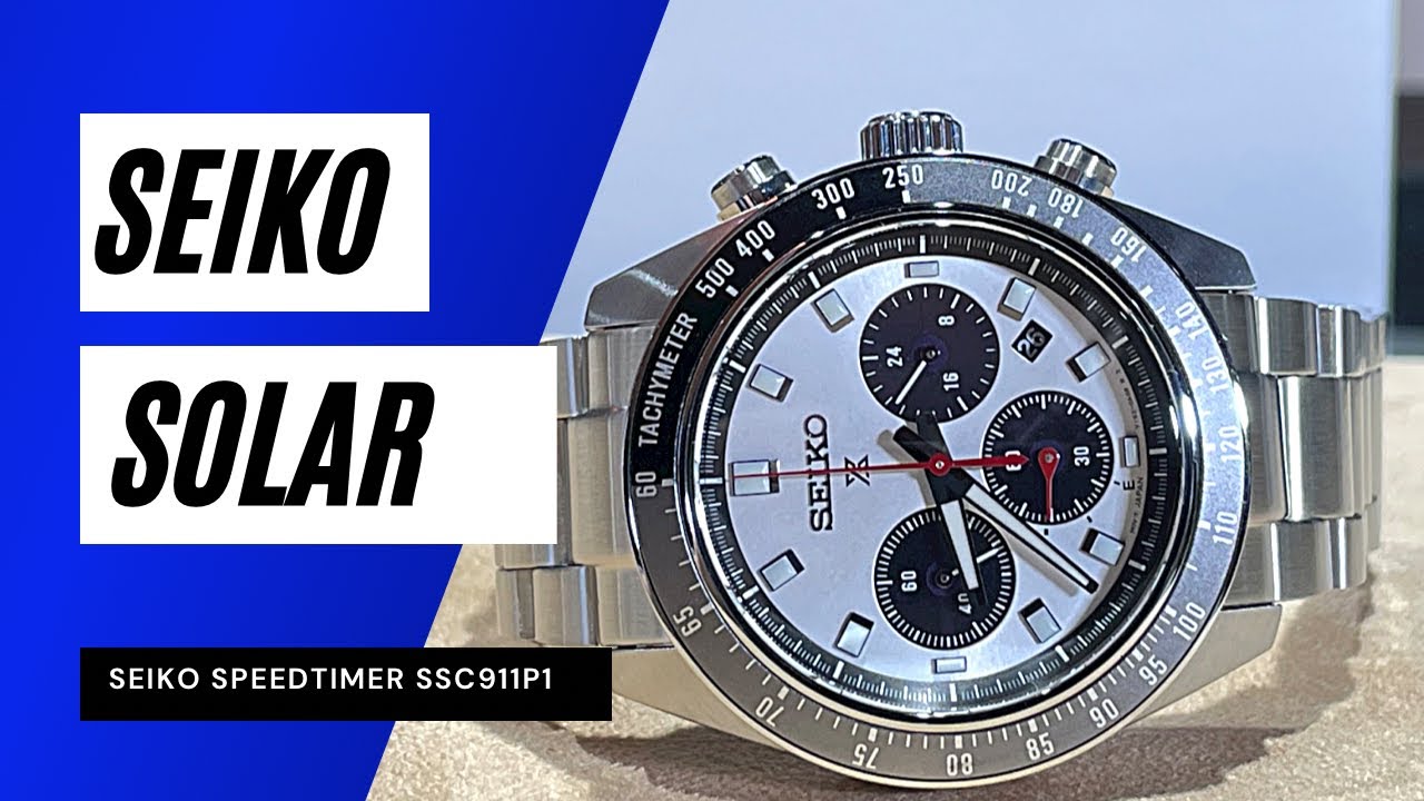 Seiko Prospex Speedtimer Solar Chronograph Panda | SSC911P1 | Review | Olfert&Co