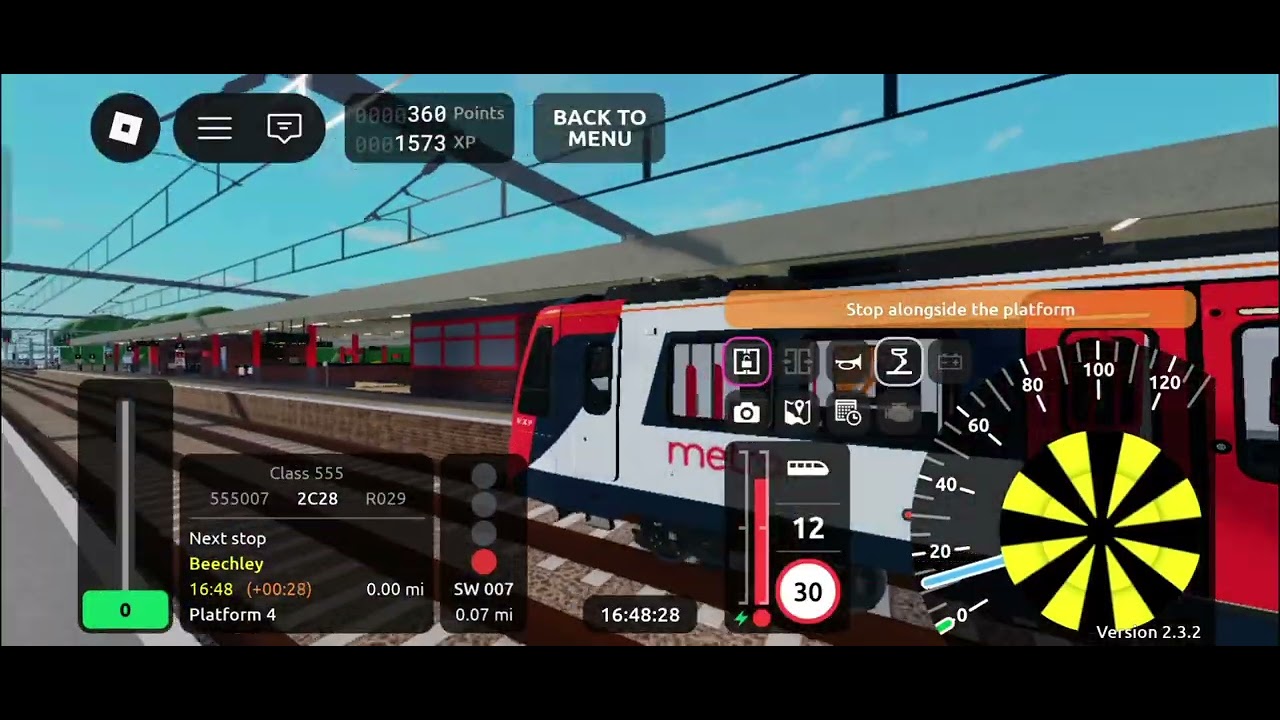Roblox (HD) - SCR v2.3.2 - Class 555 - Metro R029 - Stepford Victoria To Beechley