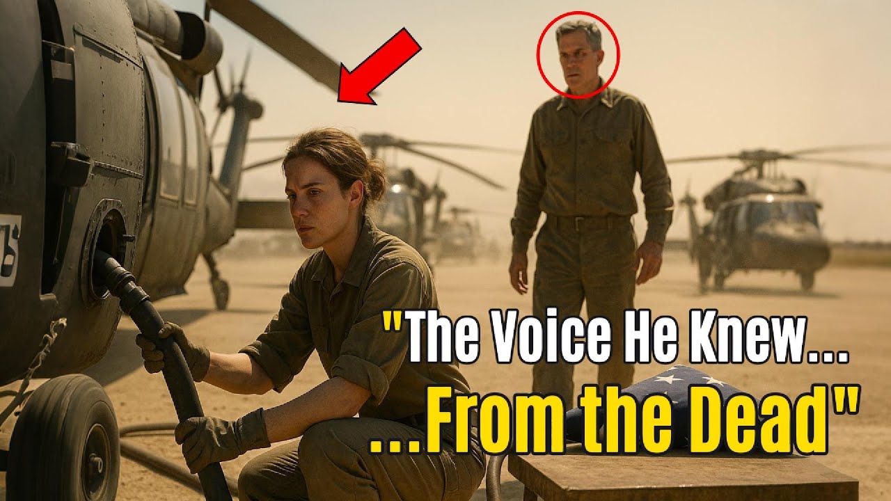 She Was Just Refueling the Black Hawk — Until the Commander Recognized Her Voice… and Froze