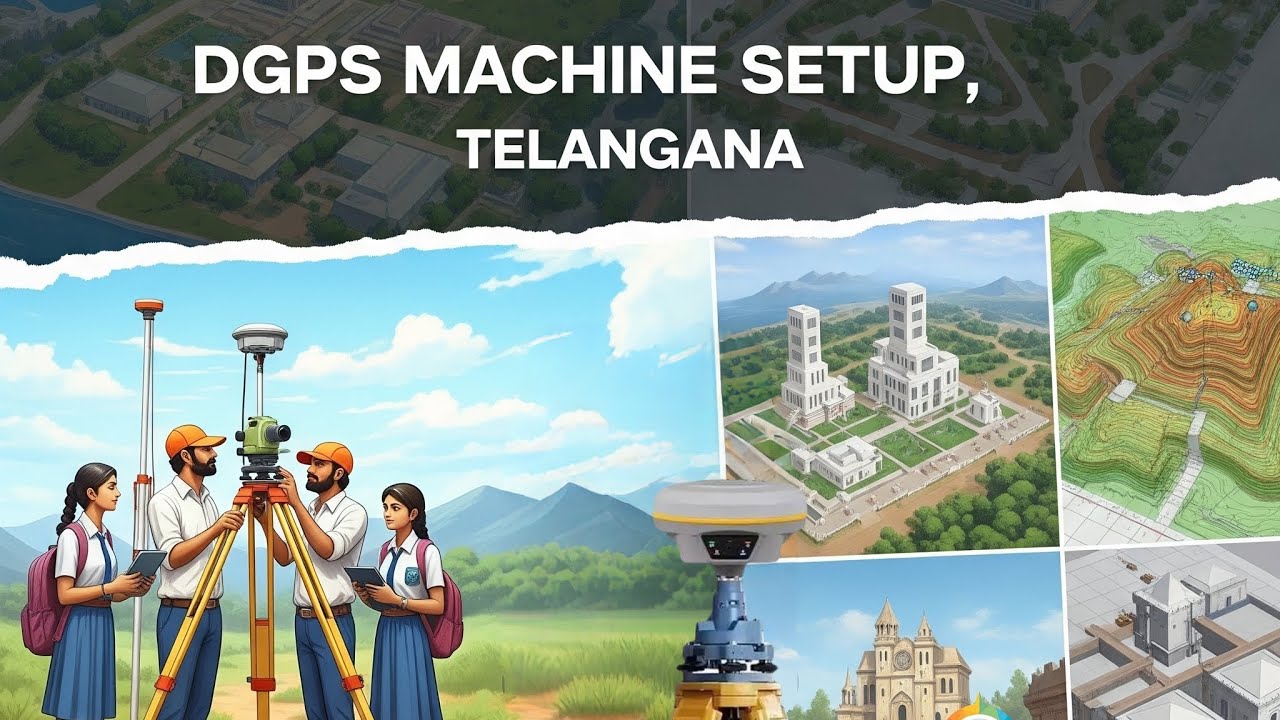 DGPS Machine Initial Setup Process in telugu |  Dgps Surveying | Bhoomitra #dgps #about #telugu #new
