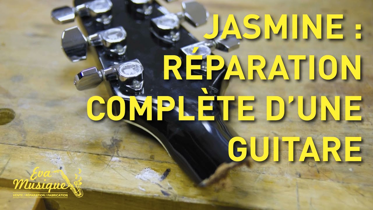Lutherie - JASMINE, Réparation complète d'une guitare