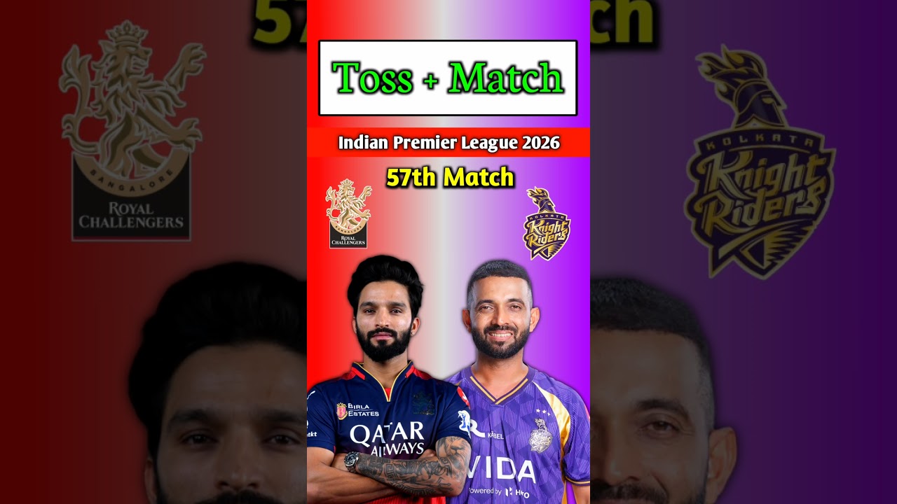 RCB vs KKR TOSS + MATCH Prediction | Today Ipl Prediction #ipl #ipl2026 #toss #match #prediction